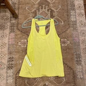 Athleta Forerunner tank XL Aloha Yellow